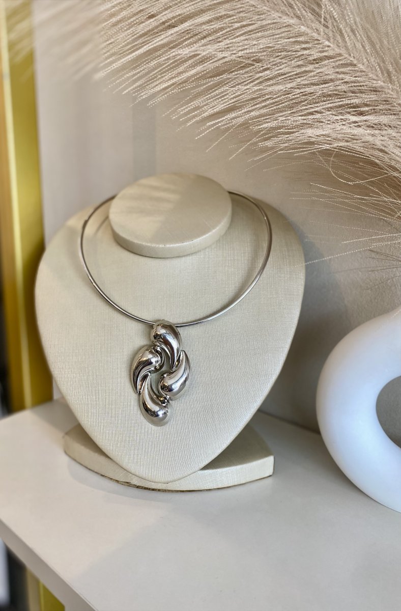 Chocker aro prata