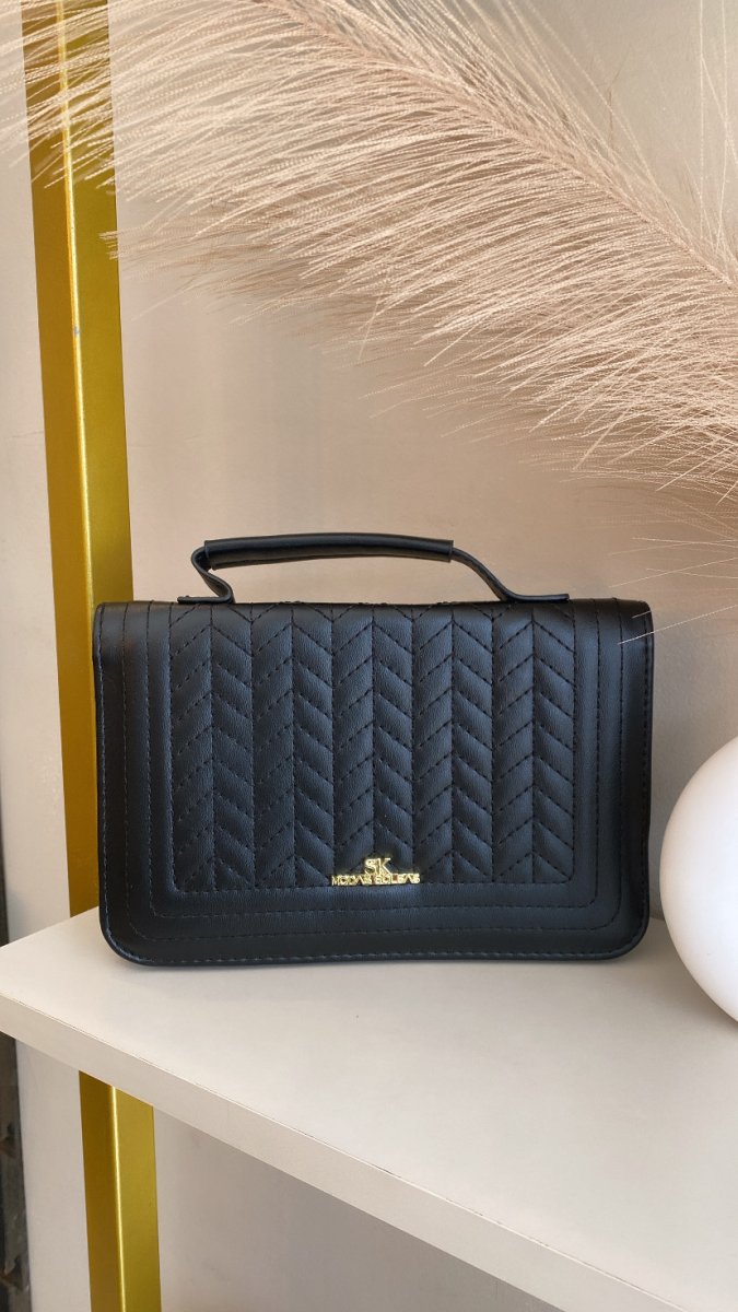 Bolsa mini secretaria preta