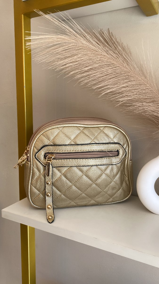 Bolsa Ana dourada